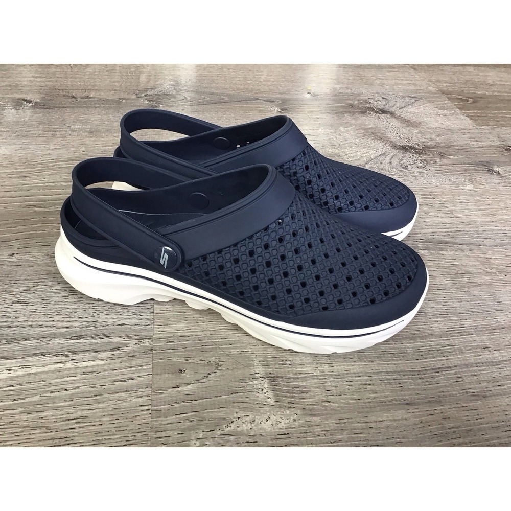 Skechers Go Walk 5 Astonished Foamies Womens Size 8 Clog 111103 Navy Blue